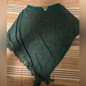Lindsey Blake Women’s Blue Cardigan Sweater Pullover Shawl One Size Fits Most